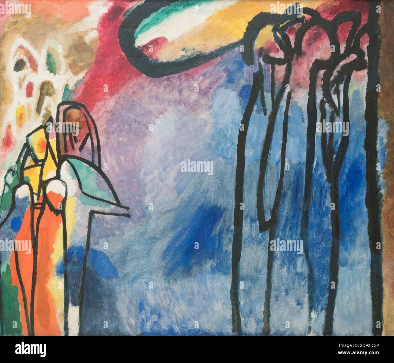 Kandinsky - improvisation 19 PA291208. Banque D'Images