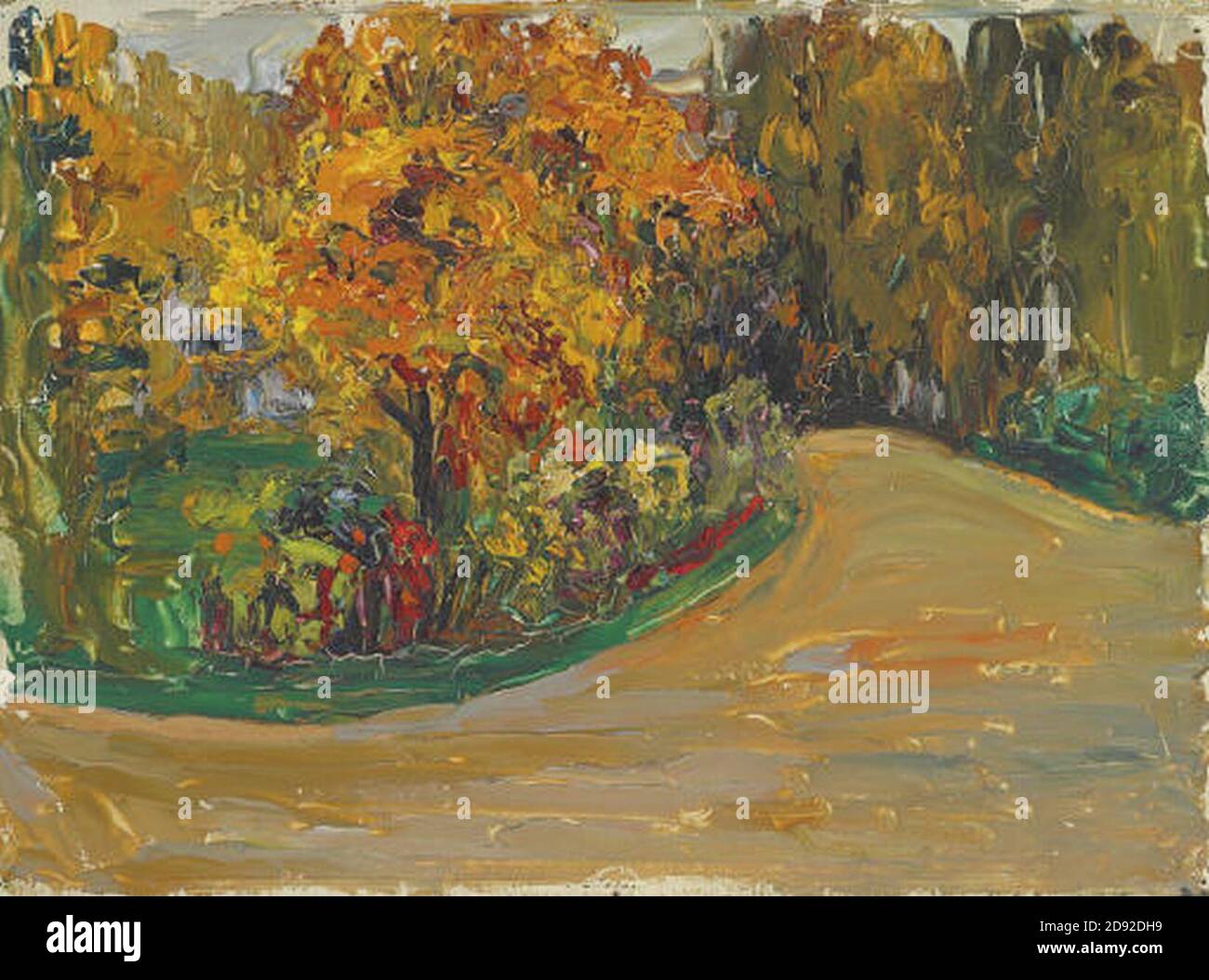 Kandinsky - improvisation mit Park im Herbst vers 1903 R112. Banque D'Images