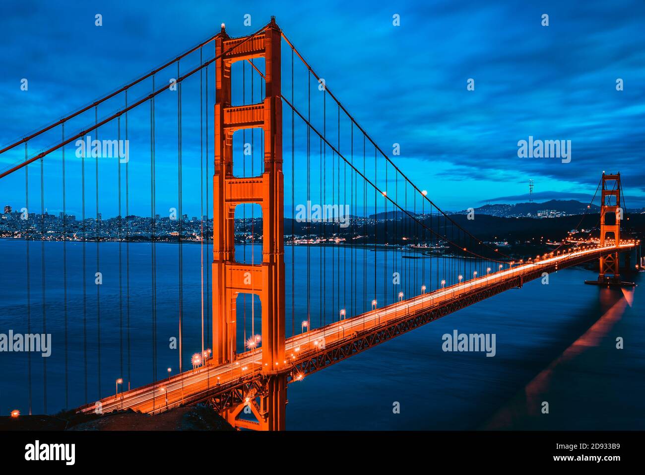Grand pont du Golden Gate, San Francisco, California, USA Banque D'Images