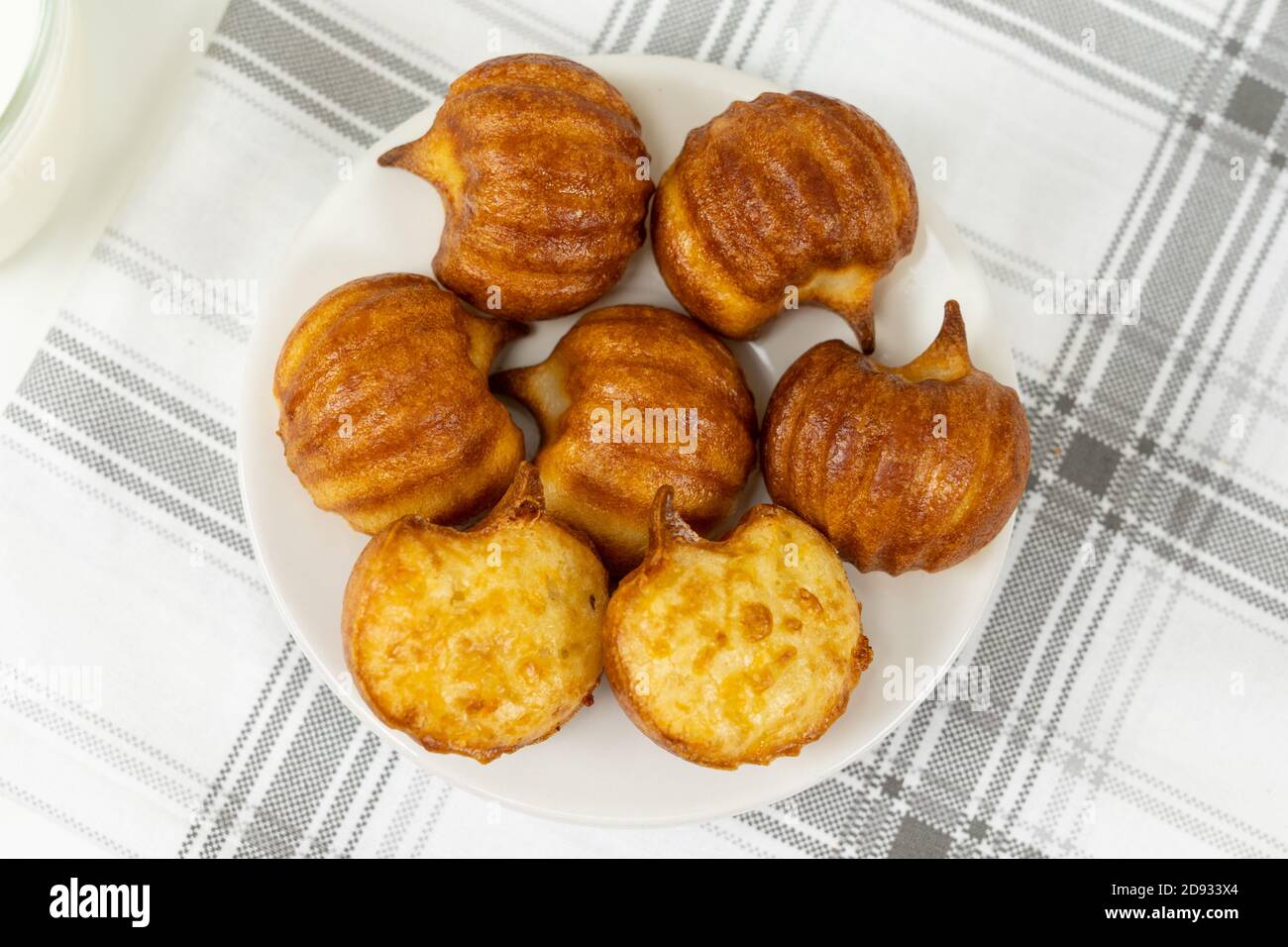 Pain au fromage brésilien ou pao de queijo Banque D'Images