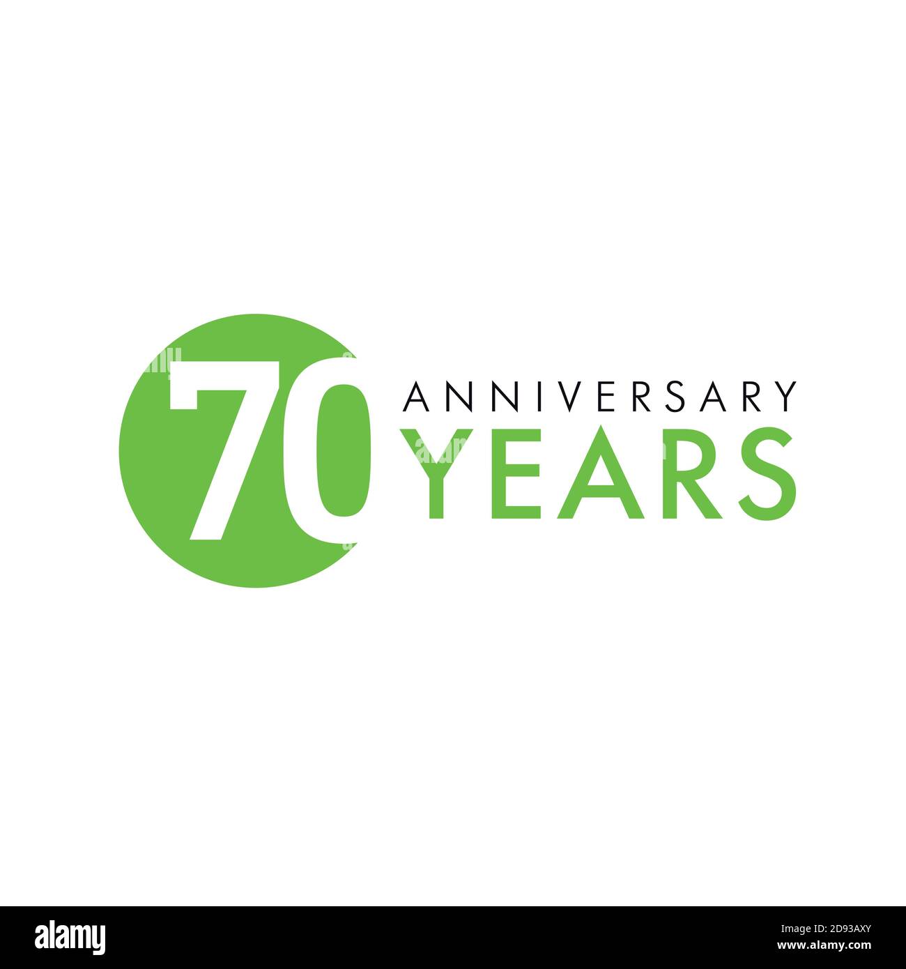 numéros du 70 e anniversaire. logotype de 70 ans. Des félicitations simples. Modèle de conception graphique Web abstrait isolé. Chiffres créatifs jusqu'à 70 % de réduction Illustration de Vecteur