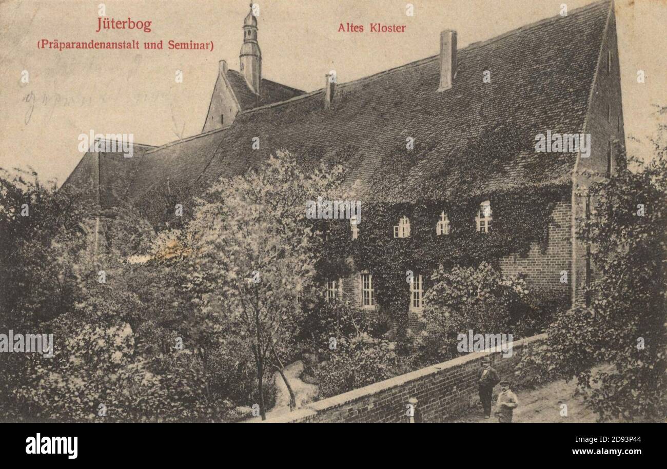 Jüterbog, Brandebourg - Präparandenanstalt und Seminar; Altes Kloster Banque D'Images