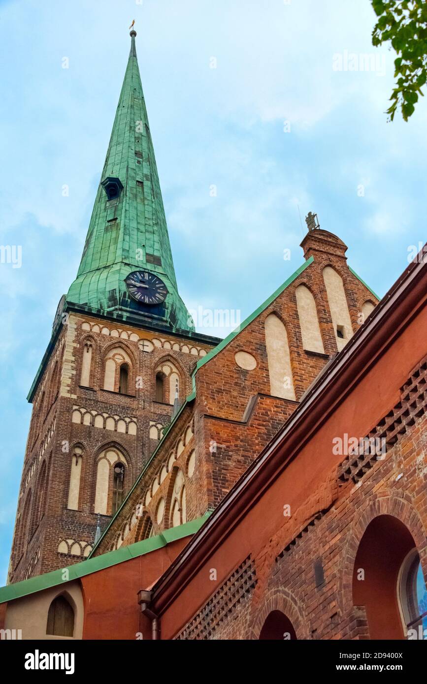 Cathédrale Saint-Jacques dans la vieille ville, Riga, Lettonie Banque D'Images