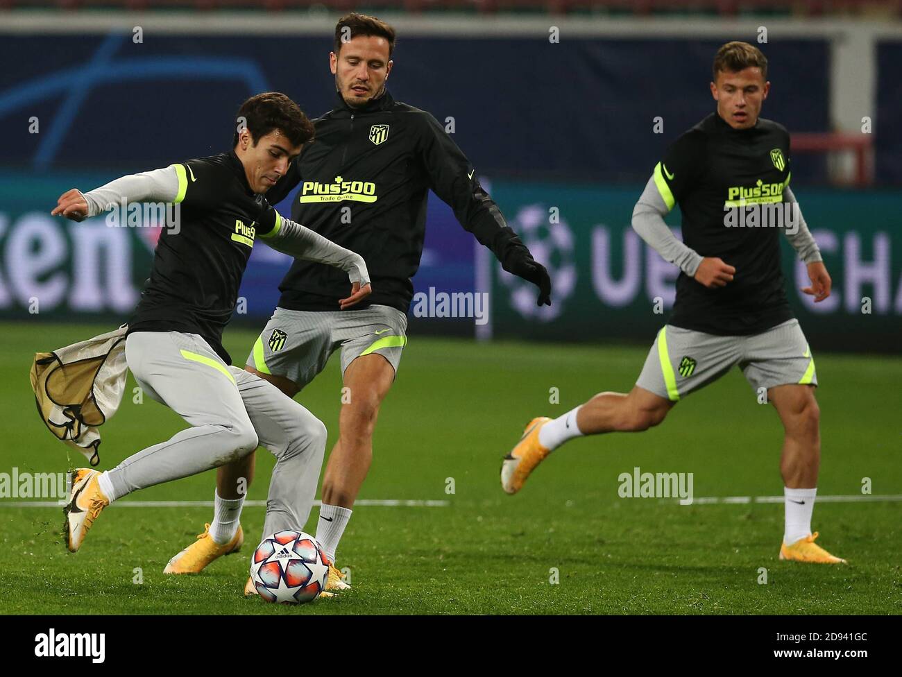 Moscou, Russie. 02 novembre 2020. Session d'entraînement de l'Atletico de Madrid à Moscou avant le match de football de la Ligue des champions Lokomotive vs l'Atletico de Madrid. 02 novembre 2020. Manu POOL/Atletico de Madrid/Cordo Press pour usage éditorial seulement crédit: CORDO PRESS/Alay Live News Banque D'Images