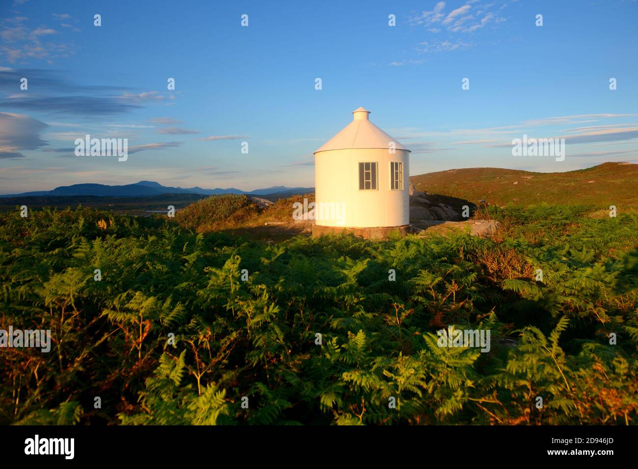 L'observatoire, Erraid, île de Mull Banque D'Images