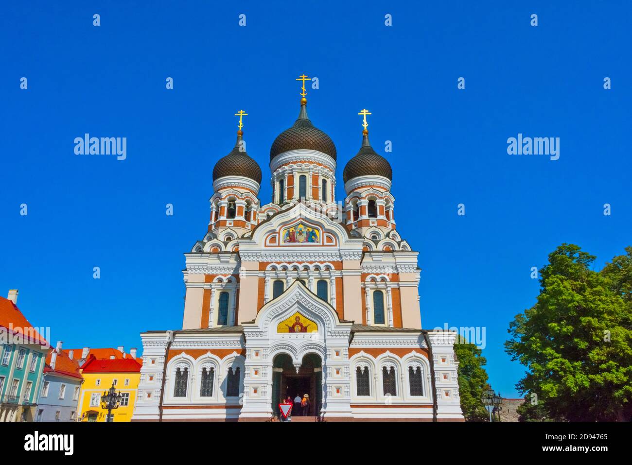 Cathédrale Alexandre Nevsky dans la vieille ville, Tallinn, Estonie Banque D'Images
