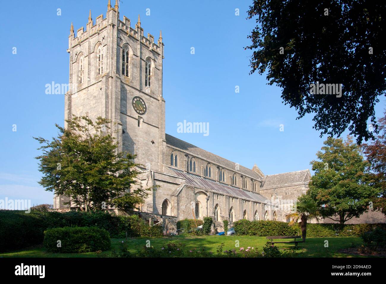 Prieuré de Christchurch, Christchurch, Dorset, Angleterre Banque D'Images