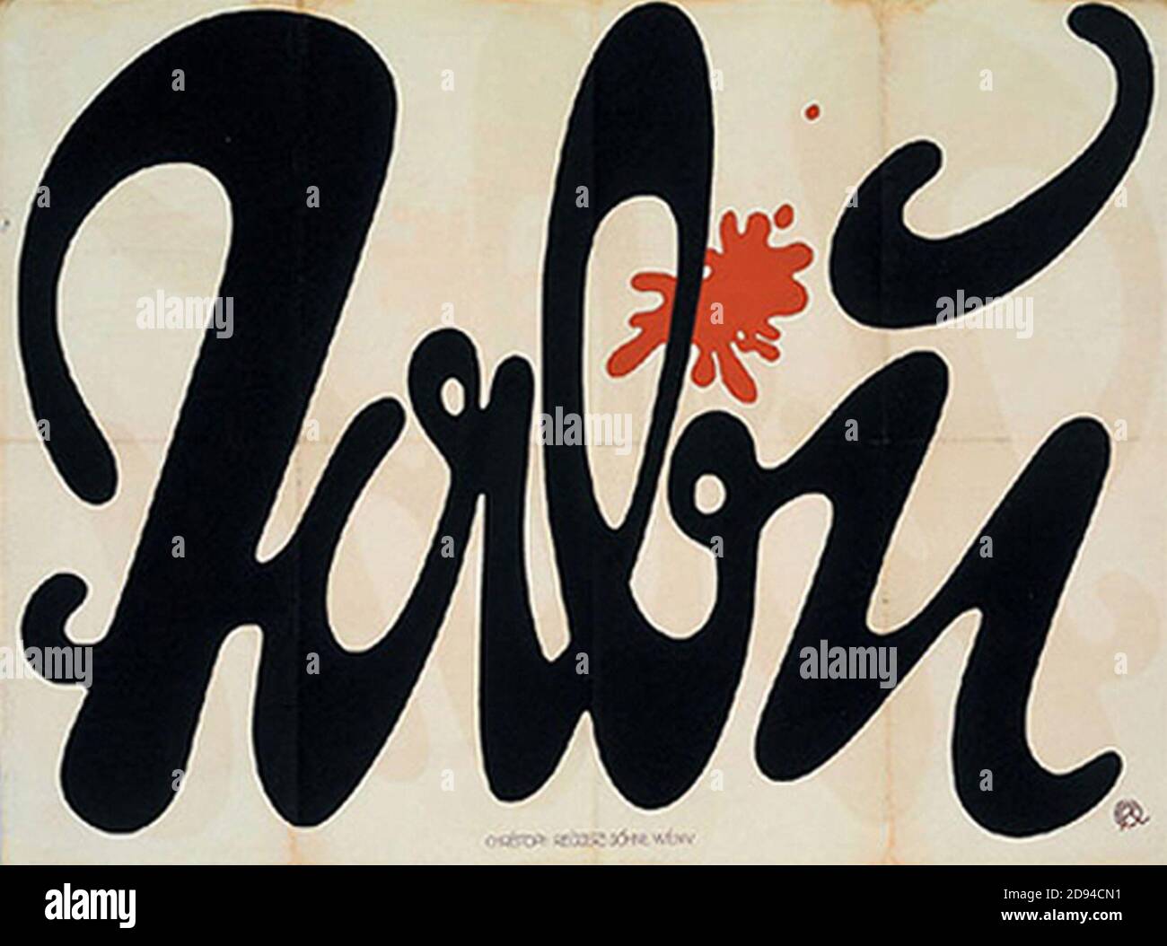 Julius Klinger-Poster Tabu 1919. Banque D'Images