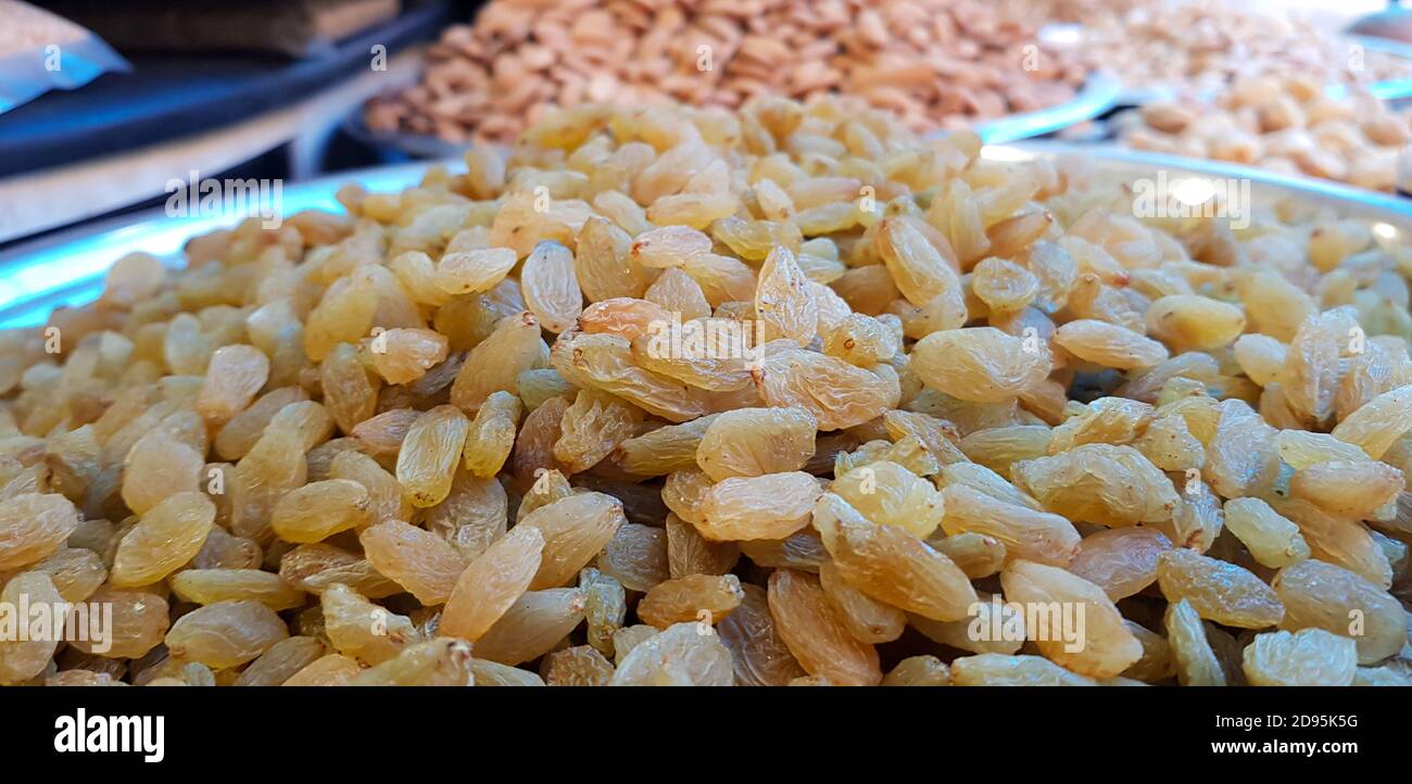 Rasines de fruits secs pour tous les jours de fête et de bon augure Banque D'Images