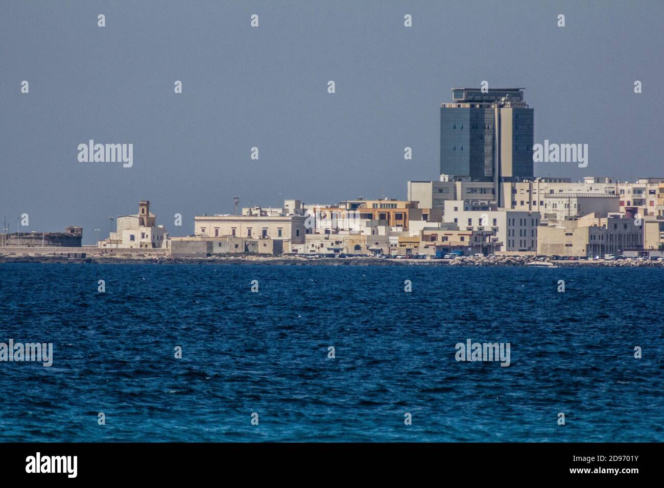 La plage de Gallipoli, Puglia, Italie Banque D'Images