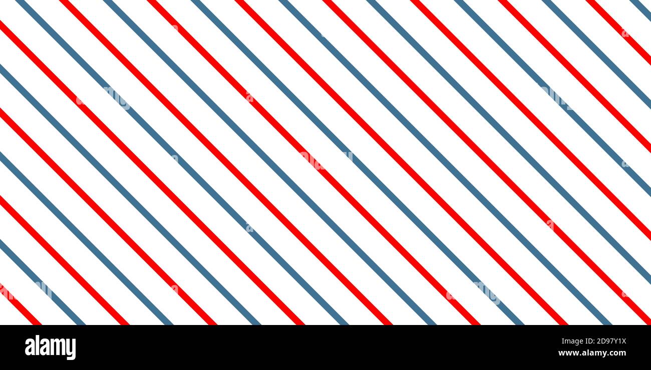 Motif vectoriel bleu-rouge. Motif à rayures diagonales. Illustration de Vecteur