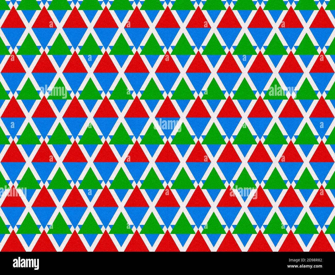 Arrière-plan de noël abstrait avec rhombuse rouge bleu et vert Banque D'Images