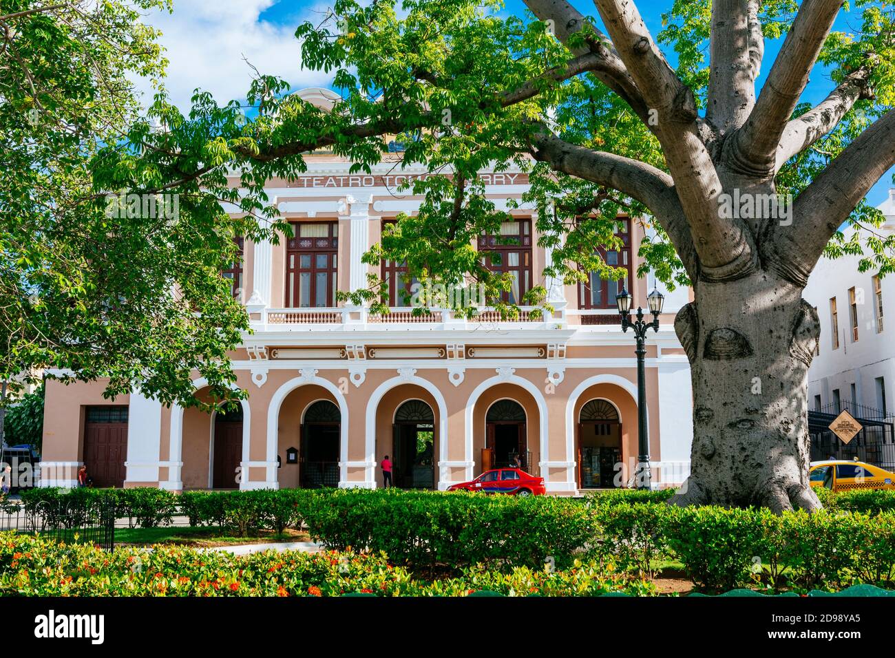 Théâtre Tomas Terry. Cienfuegos, Cuba, Amérique latine et Caraïbes Banque D'Images