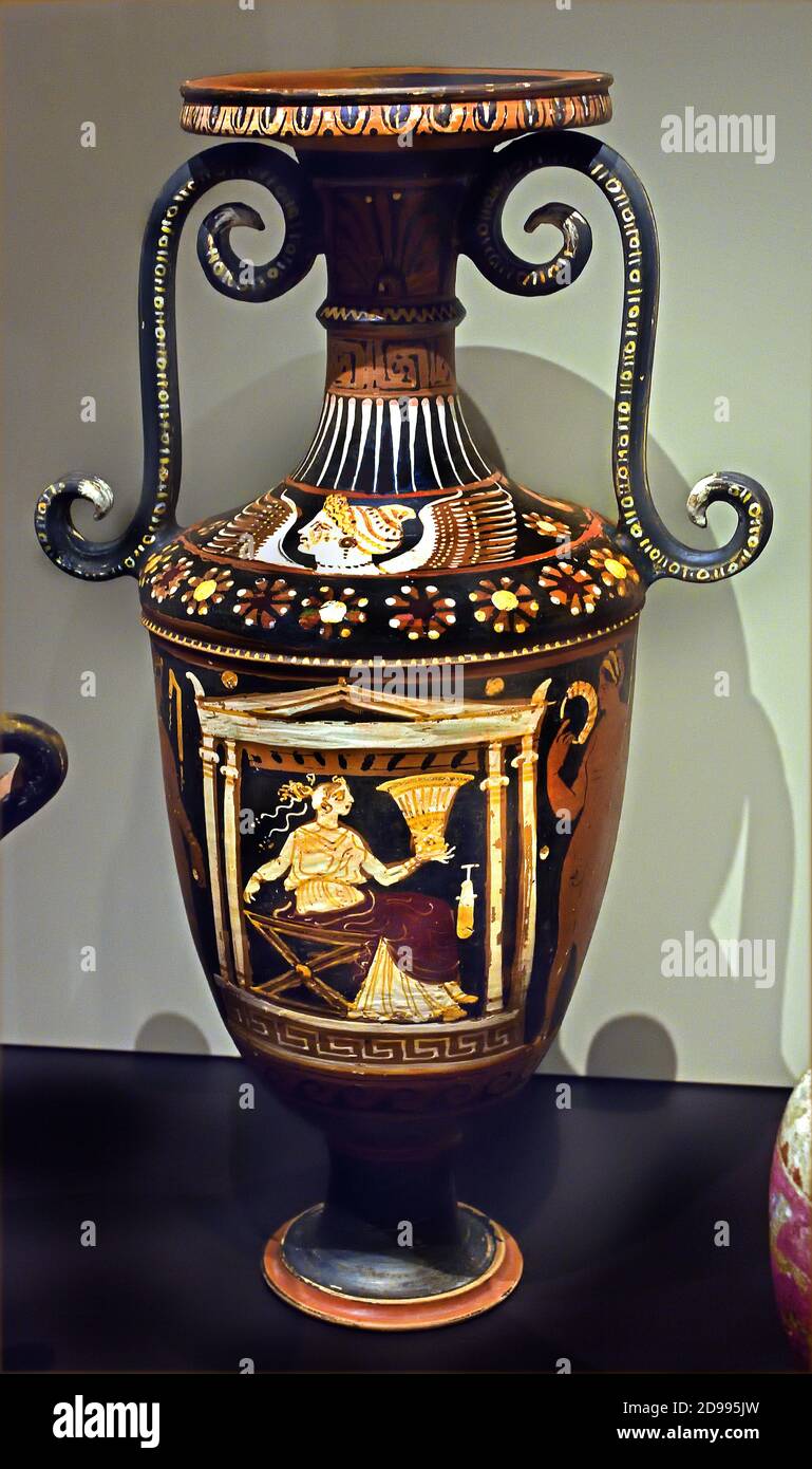 Monument à a Dead Warrior 340-320 BC Apulia Baltimore Painter , grec, Grèce, Banque D'Images