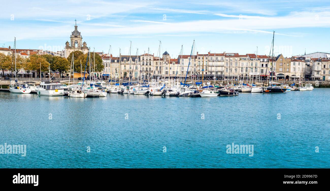 Vieux port (Vieux-Port) au port de la Rochelle Charente Maritime, France Banque D'Images