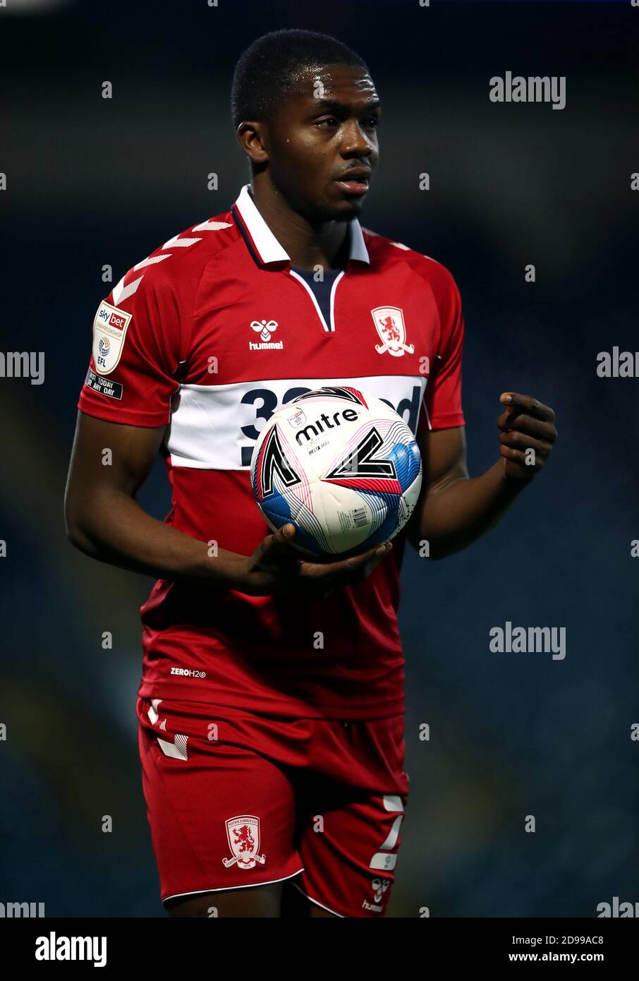 Anfernee Dijksteel de Middlesbrough lors du match de championnat Sky Bet à Ewood Park, Blackburn. Banque D'Images