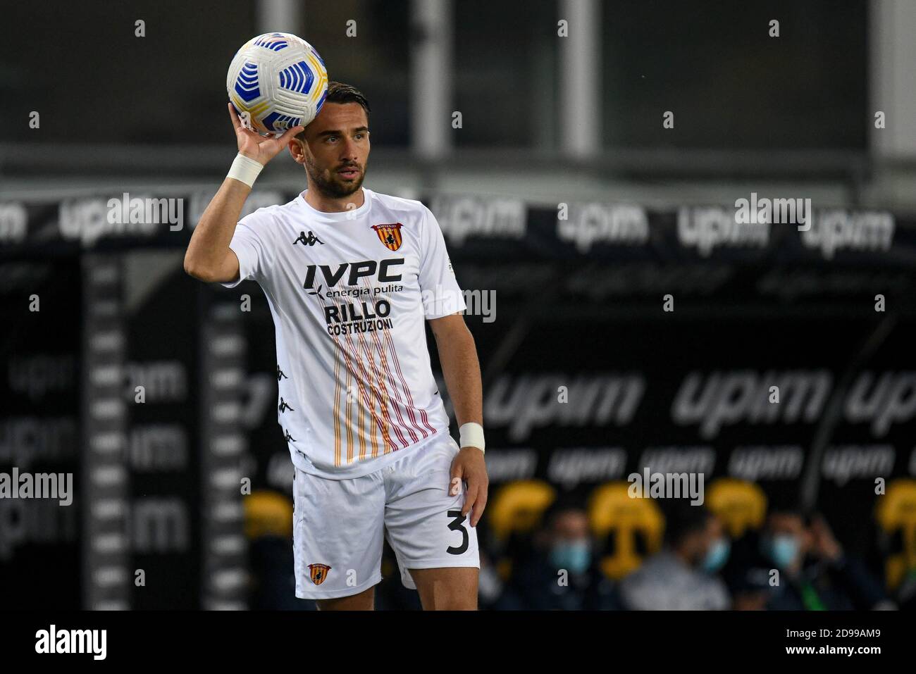 Gaetano Letizia (Benevento) pendant Hellas Verona vs Benevento Calcio, football italien série A match, Vérone, Italie, 02 Nov 2020 crédit: LM/Ettore Griff Banque D'Images