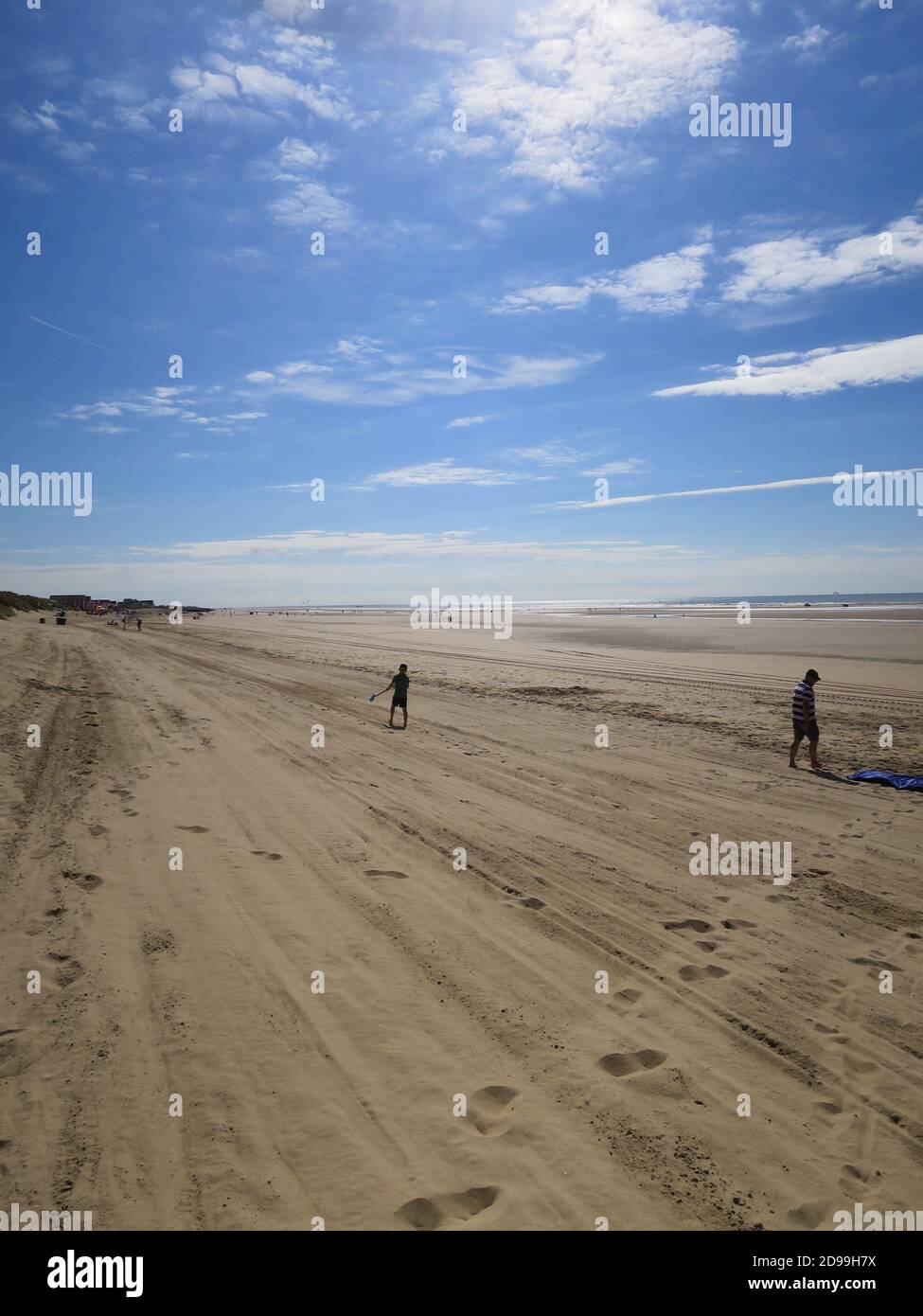 Plage déserte Banque D'Images