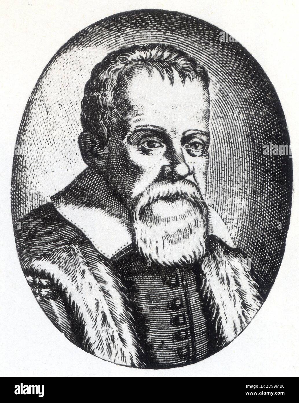 GALILEO GALILEI ( Pise 1564 - Arcetri 1642 ) physicien et astronome italien , père de la Science moderne , auteur d'études ' il Saggiatore ' (1623 ) 'Dialogo sopra i due massimi sistemi del mondo ' ( 1630 - 1631 ) Et ' Discorsi intorno a due nuove scienze ' ( 1638 ) - SCIENZA - ritratto - portrait - barba - barbe - scienziato - scientifique - ASTRONOME - ASTRONOMIE - astronome - SCIENZIATO - SCIENTIFIQUE --- Archivio GBB Banque D'Images