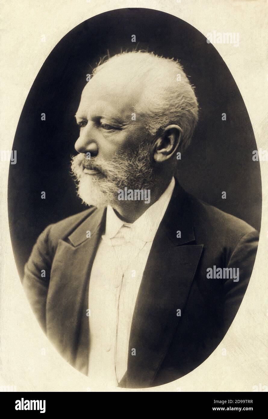 Le célèbre compositeur russe de musique classique Peter Ilytch TCHAIKOVSKY  ( 1840 - 1893 ) - PETER TSCHAIKOWSKY - CIAJKOVSKIJ - TCHAIKOVSKY - MUSICA  Photo Stock - Alamy