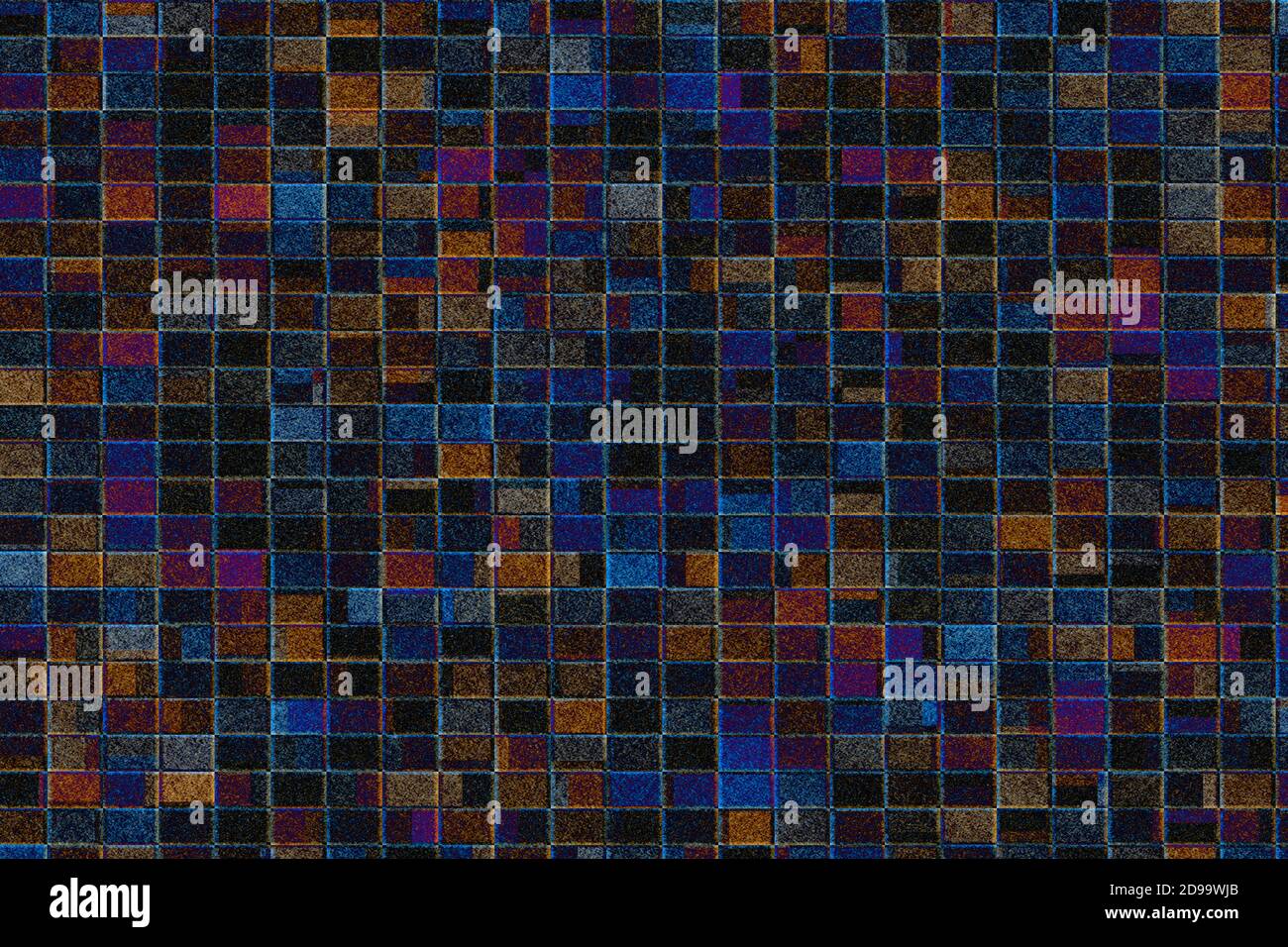 Arrière-plan ou texture abstrait avec des carrés de couleur. Banque D'Images