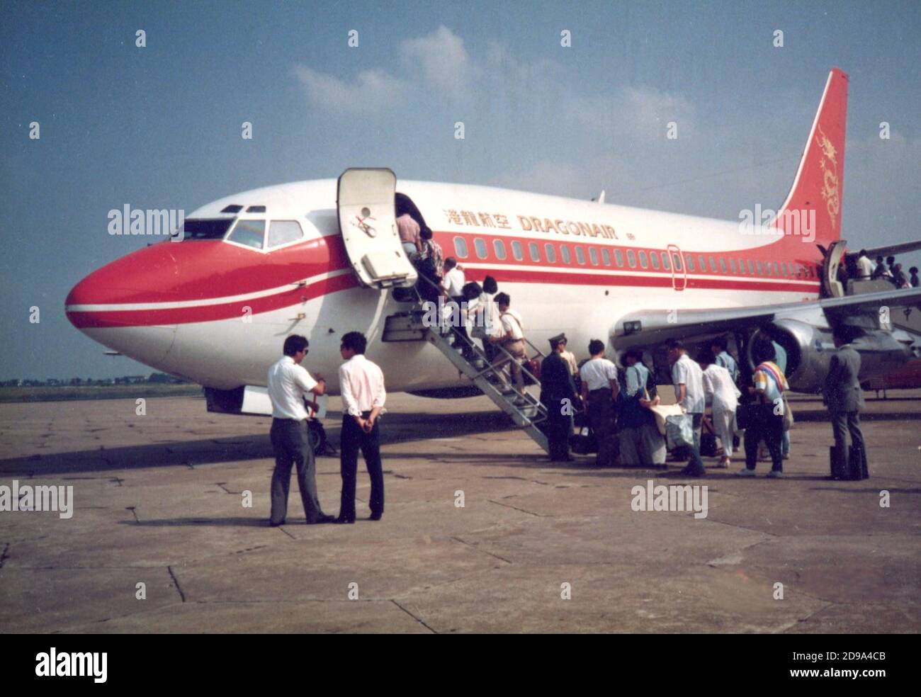 Voyage en avion dans les années 80 Banque de photographies et d’images