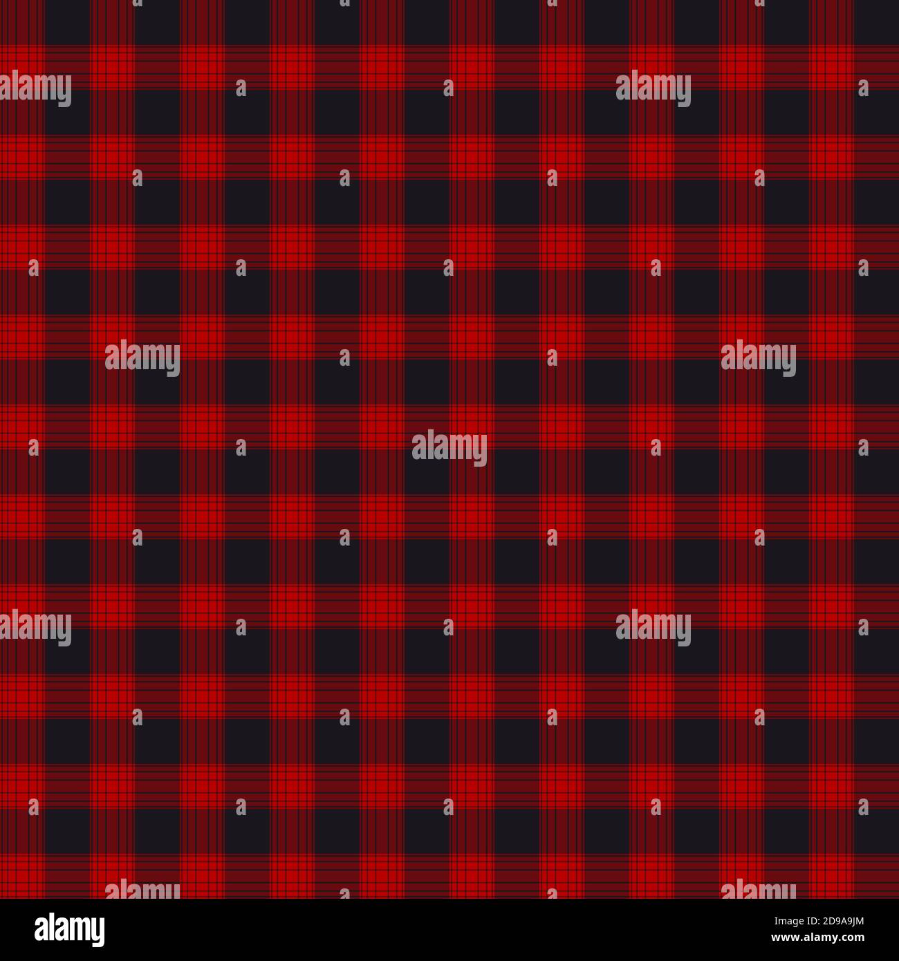 Fond du motif écossais de plaid. Texture pour plaid, nappes, vêtements, chemises, robes, papier, literie, couvertures, couettes et autres produits textiles Illustration de Vecteur