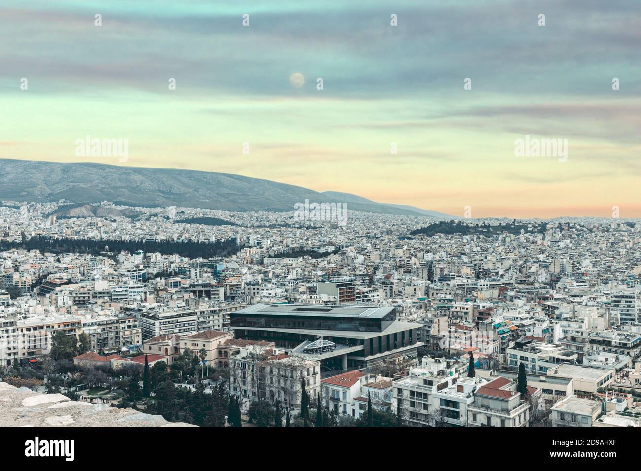 Vue sur la ville d'Athènes en Grèce, en Europe Banque D'Images