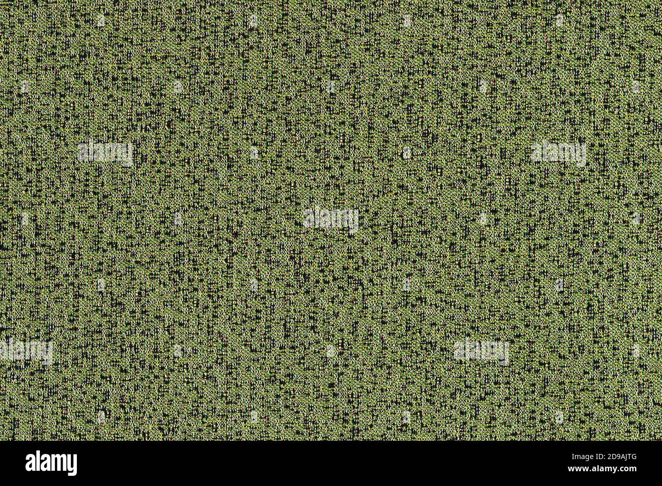 Seamless texture de télévision meubles upholstery synthétique vert avec petits détails. motley Banque D'Images