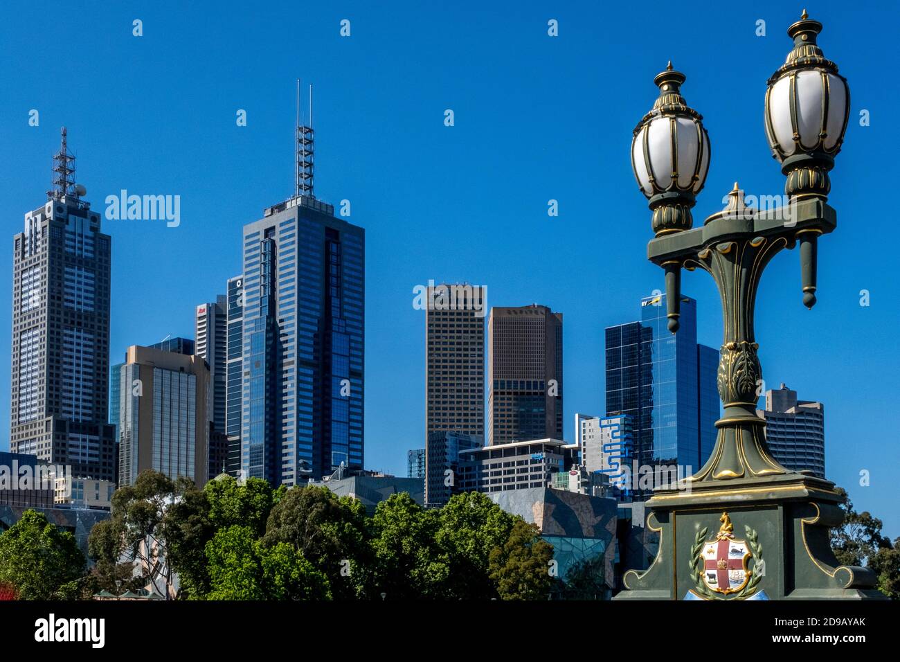 La ville de Melbourne, en Australie Banque D'Images