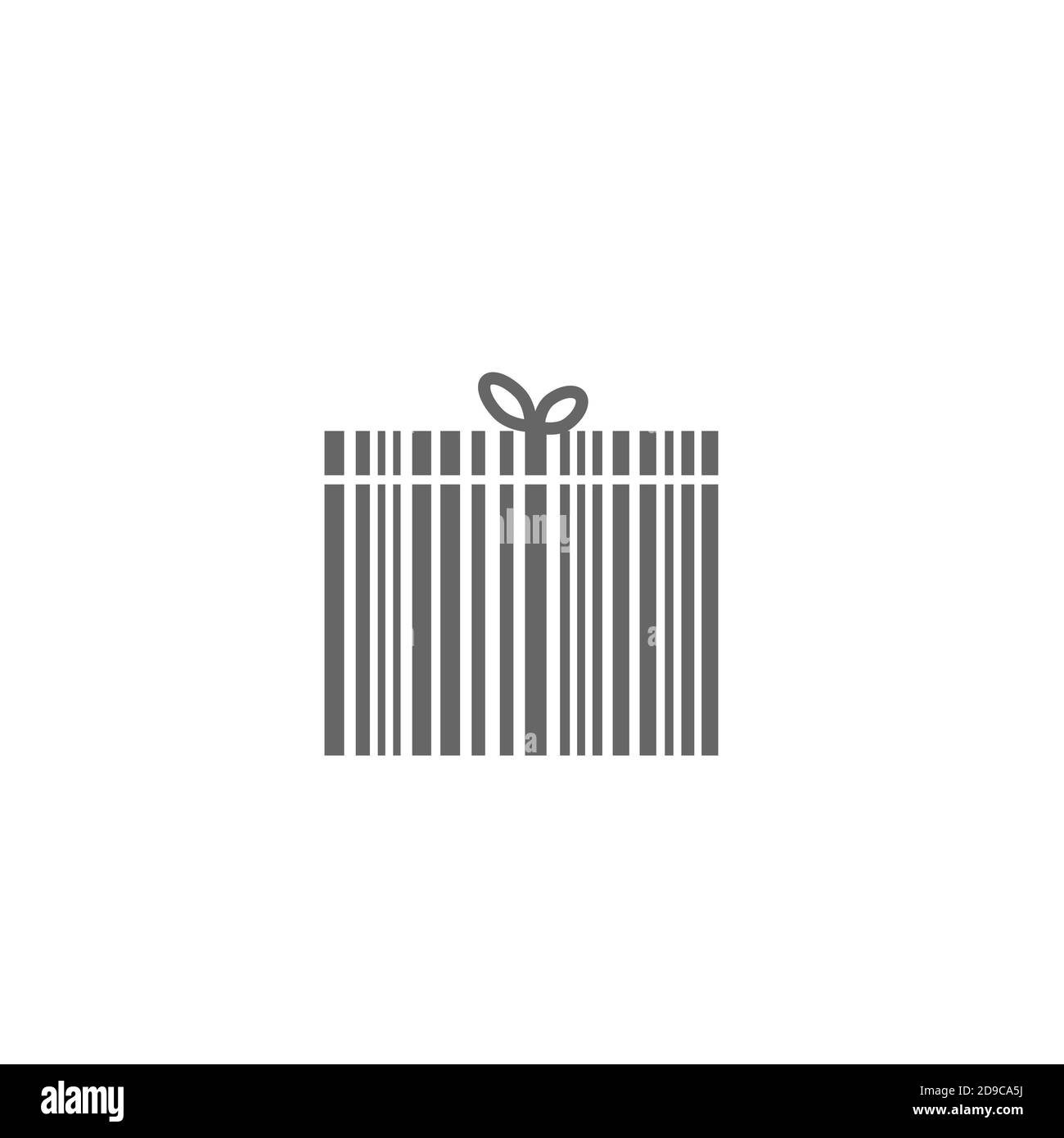 Boîte de présentation du code-barres Illustration de Vecteur