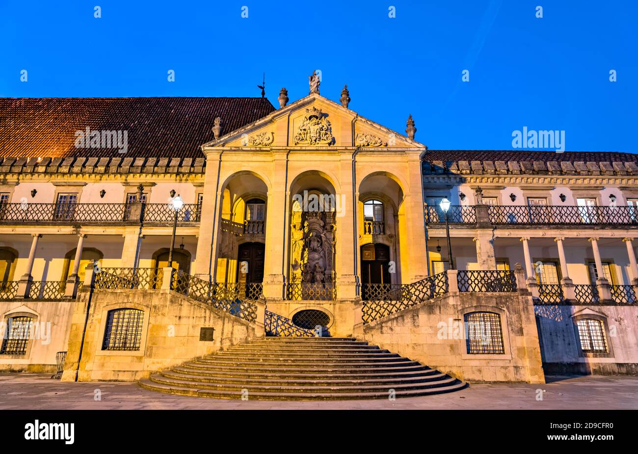 Via Latina à l'Université de Coimbra au Portugal Banque D'Images