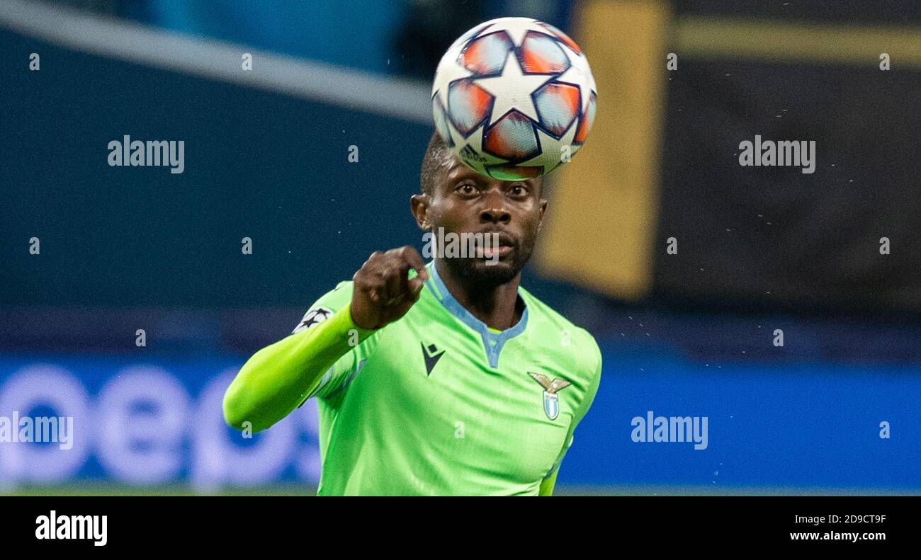 SAINT-PÉTERSBOURG, RUSSIE - NOVEMBRE 04 : Djavan Anderson de SS Lazio lors du match de stade F du groupe de la Ligue des champions de l'UEFA entre Zenit Saint-Pétersbourg et SS Lazio à l'arène Gazprom le 4 novembre 2020 à Saint-Pétersbourg, en Russie. (Photo par MB Media) Banque D'Images