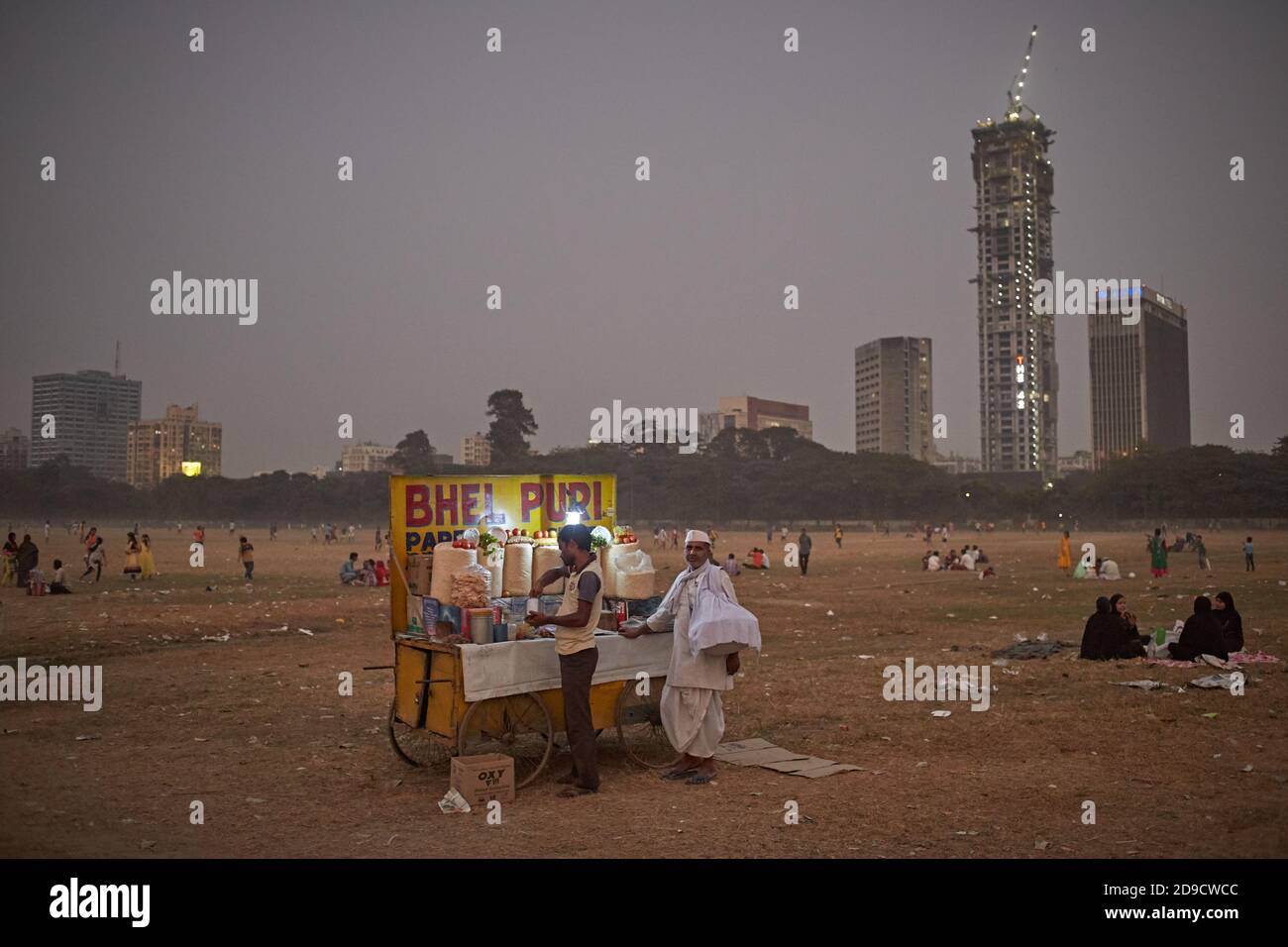 Kolkata, Inde, janvier 2016 boutiques de bonbons dans le parc Garer Maath. Banque D'Images