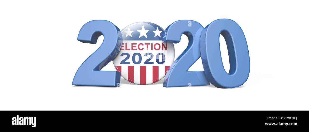 Le jour des élections aux États-Unis 2020 concept Banque D'Images