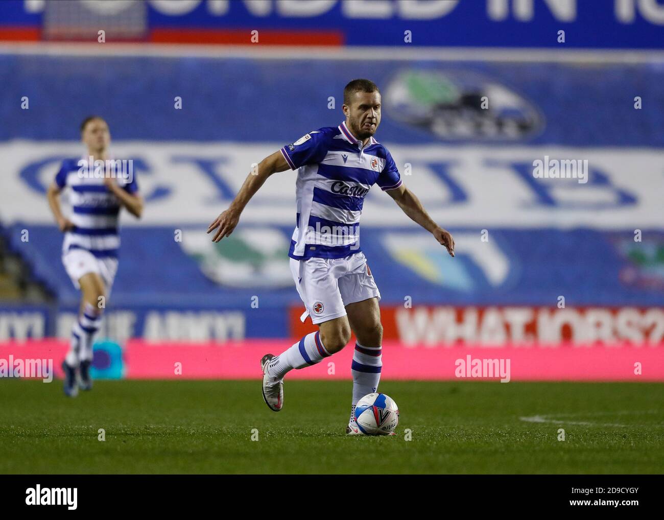 Madejski Stadium, Reading, Berkshire, Royaume-Uni. 4 novembre 2020. Championnat de football de la Ligue anglaise football, Reading versus Preston North End; George Puscas de Reading Credit: Action plus Sports/Alay Live News Banque D'Images