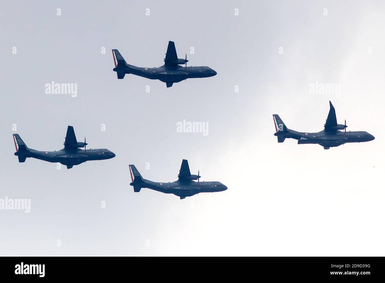 Un avion de la Force aérienne mexicaine est vu dans le défilé militaire de 16. Ce défilé commémore l’anniversaire de l’indépendance du Mexique Banque D'Images