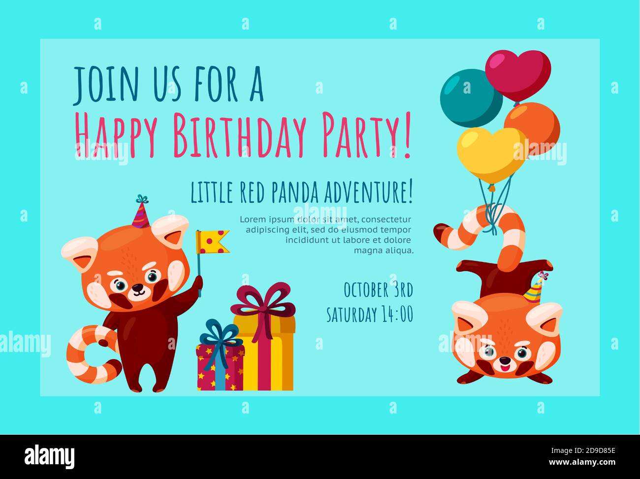Carte D Anniversaire Avec De Jolis Pandas Rouges Motif D Invitation Pret A Porter Avec Ballons Chapeaux D Anniversaire Et Drapeaux Illustration Vectorielle Coloree Dans Image Vectorielle Stock Alamy Carte D Anniversaire Avec De Jolis Pandas Rouges Motif D Invitation Pret A Porter Avec Ballons Chapeaux D Anniversaire Et Drapeaux Illustration Vectorielle Coloree Dans Image Vectorielle Stock Alamy