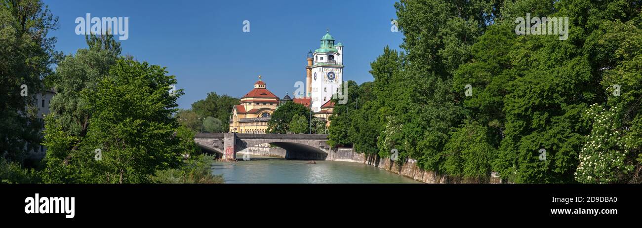 Géographie / Voyage, Allemagne, Bavière, Munich, salle de bain publique Mueller Volksbad à l'Isar, Munich, U, droits-supplémentaires-habilitation-Info-non-disponible Banque D'Images