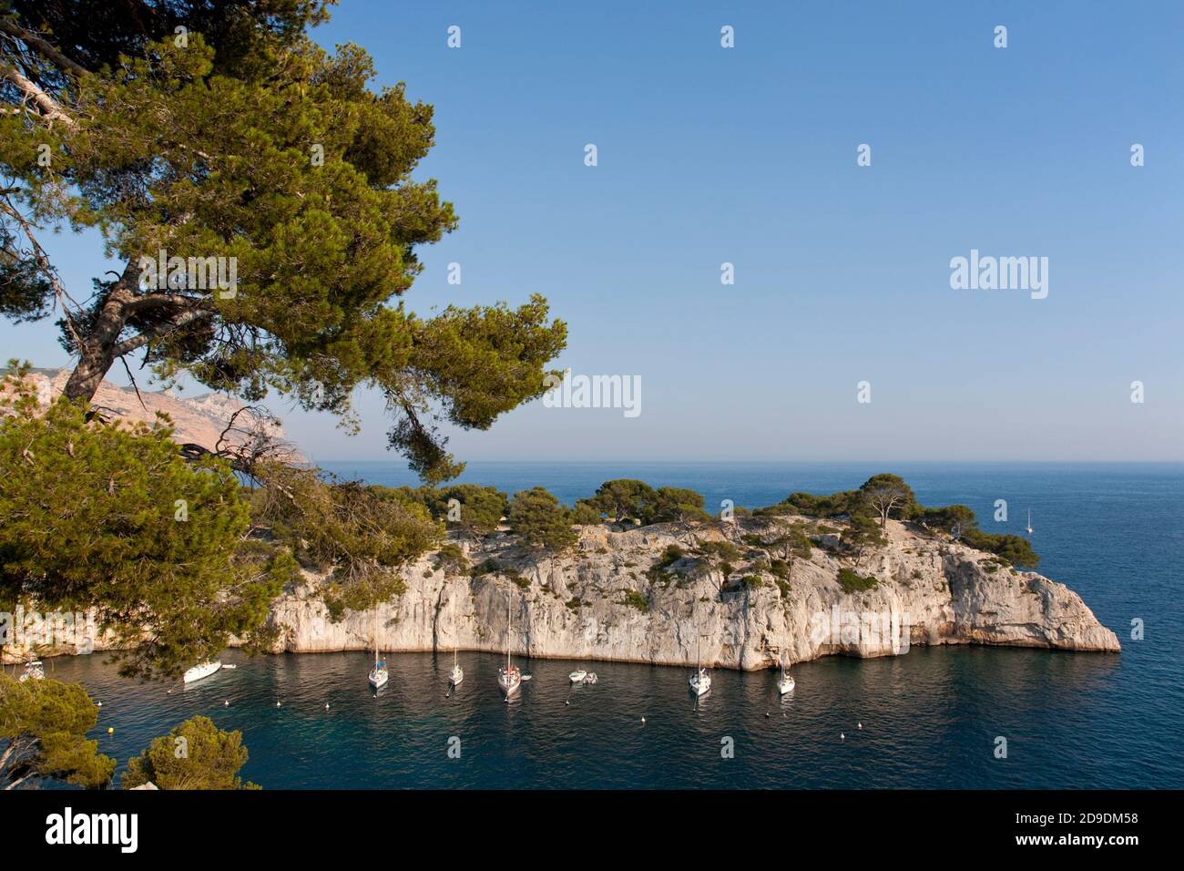 Géographie / Voyage, France, cassis, baie de Calanque en-Vau à cassis, Provence, massif des calanques, droits-supplémentaires-déstockage-Info-non-disponible Banque D'Images