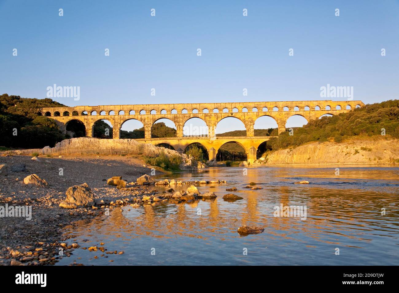 Géographie / Voyage, France, Languedoc-Roussillon, Remoulins, pont pontien vous Gard, Saint-Bonnet-du-, droits-supplémentaires-autorisations-non-disponibles Banque D'Images