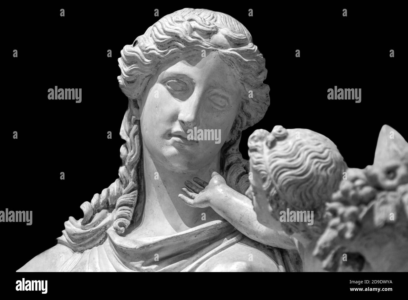 Sculpture Athena Minerve en marbre moulé de la déesse grecque romaine 60 cm