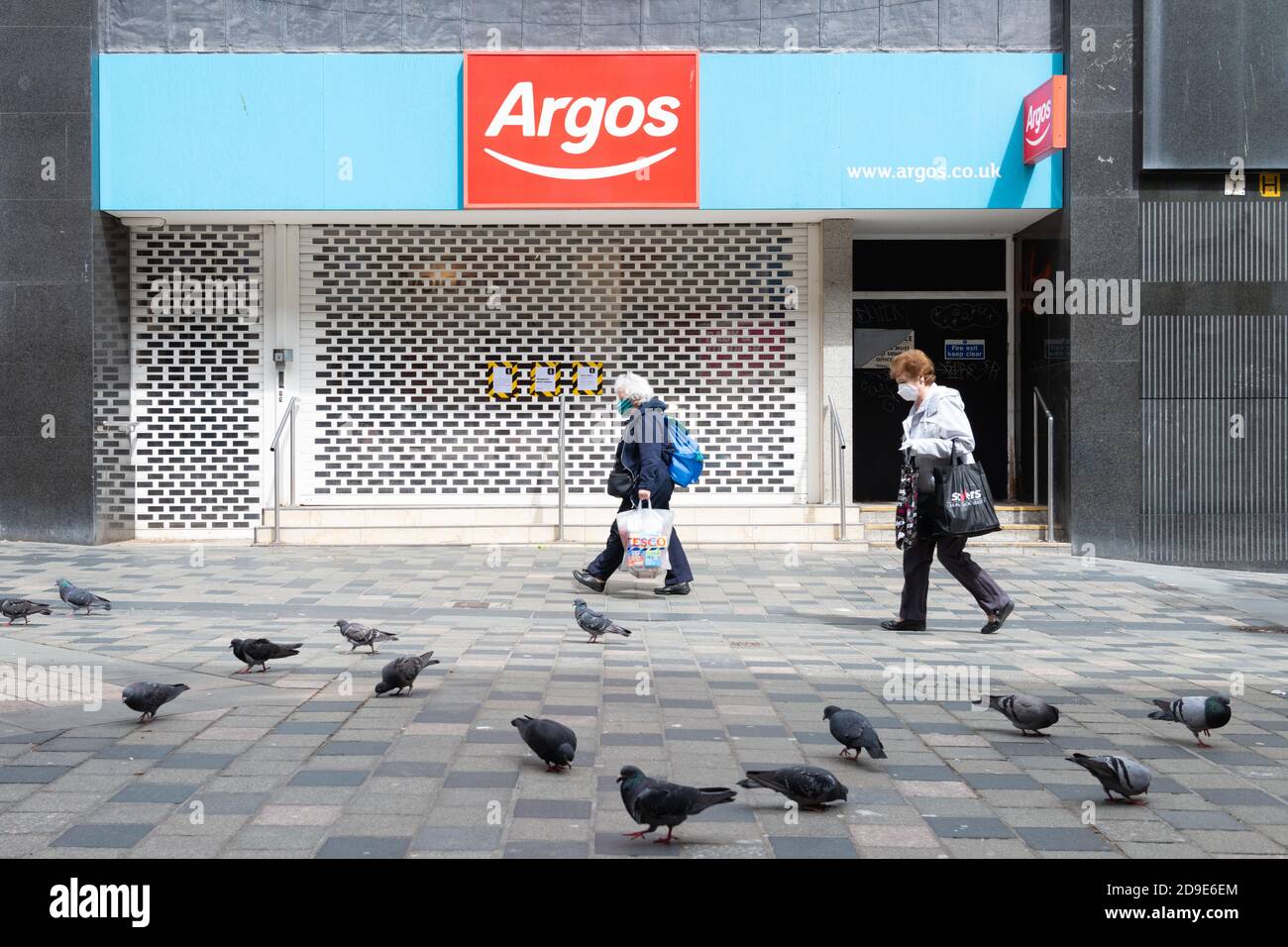 Le magasin Argos a fermé ses portes pendant la pandémie du coronavirus - Glasgow, Écosse, Royaume-Uni Banque D'Images