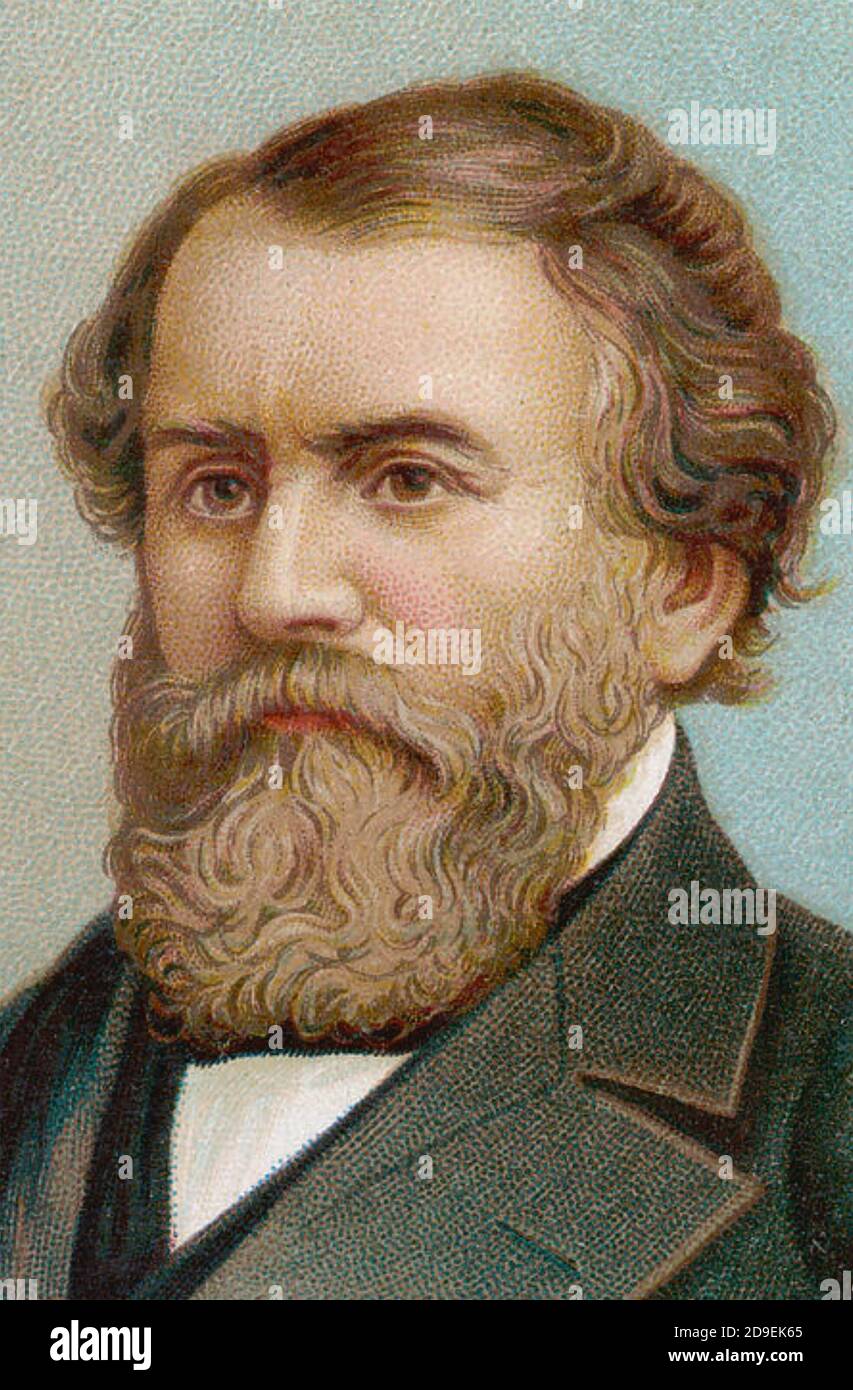 CYRUS McCormick (1809-1884) inventeur américain et fondateur du McCormick Société de machines de récolte qui est devenue plus tard l'International Harvester Company Banque D'Images