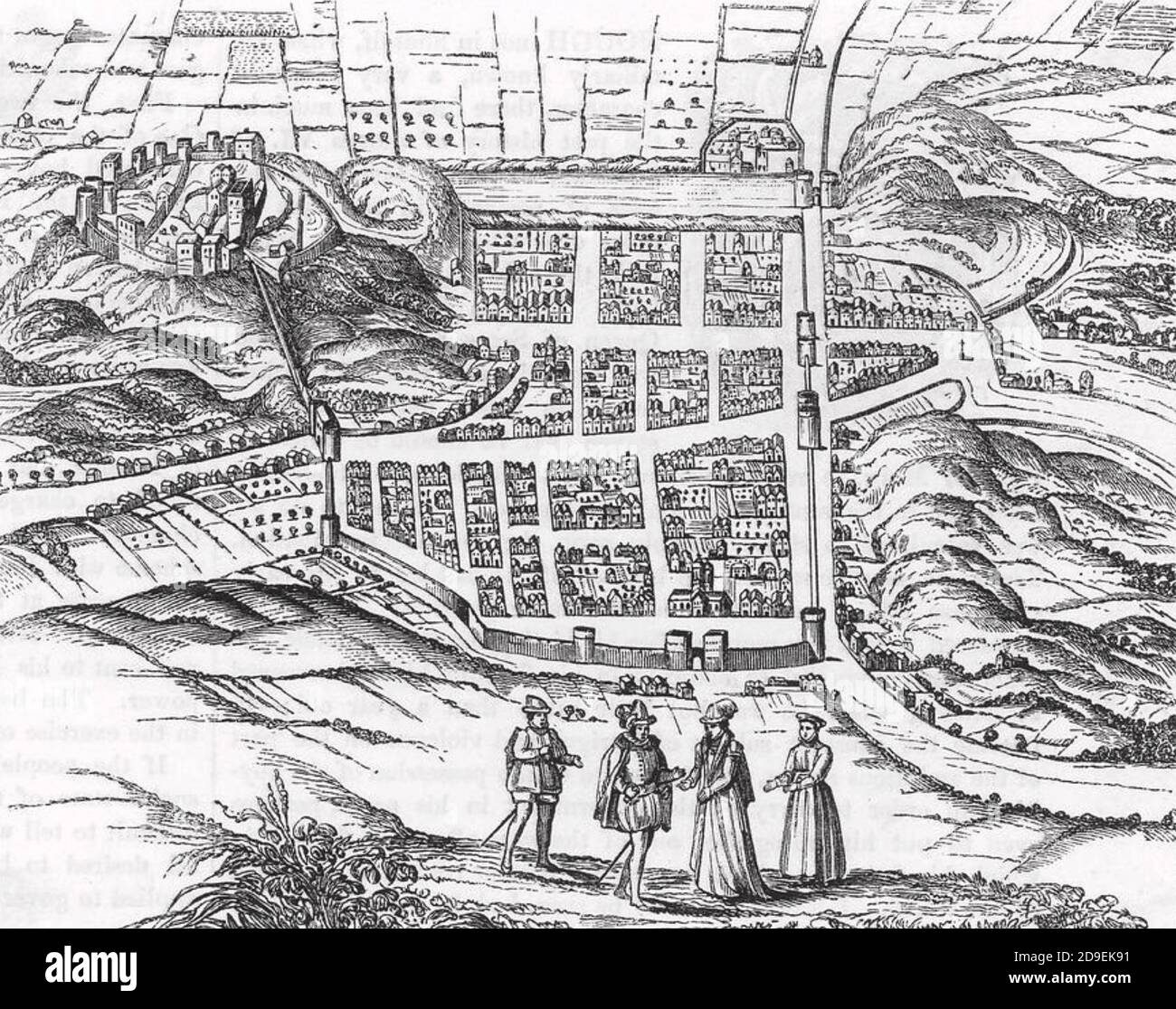 ÉDIMBOURG vers 1610 Banque D'Images