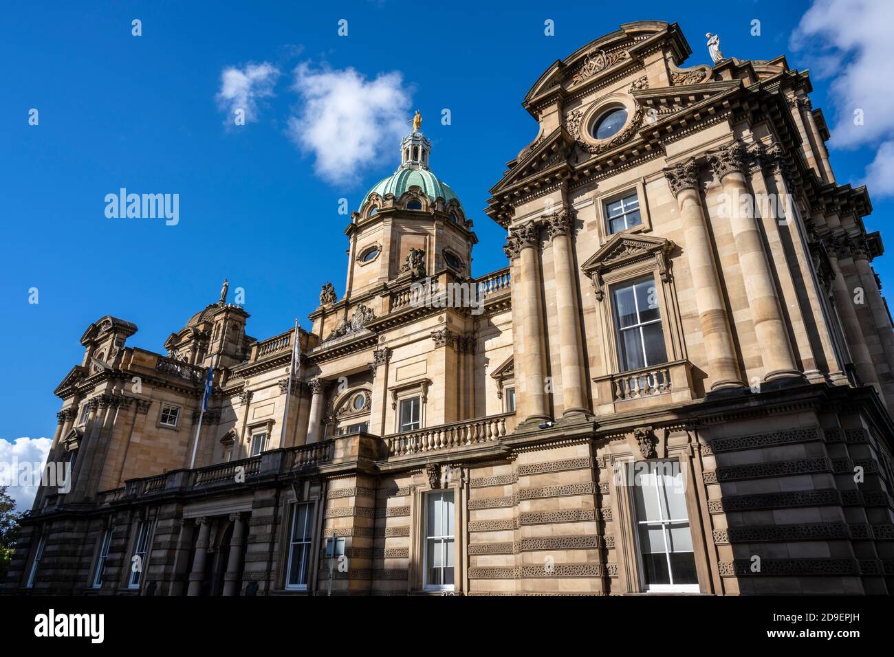 Siège social de la Bank of Scotland situé sur la Mound, Édimbourg, Écosse, Royaume-Uni Banque D'Images