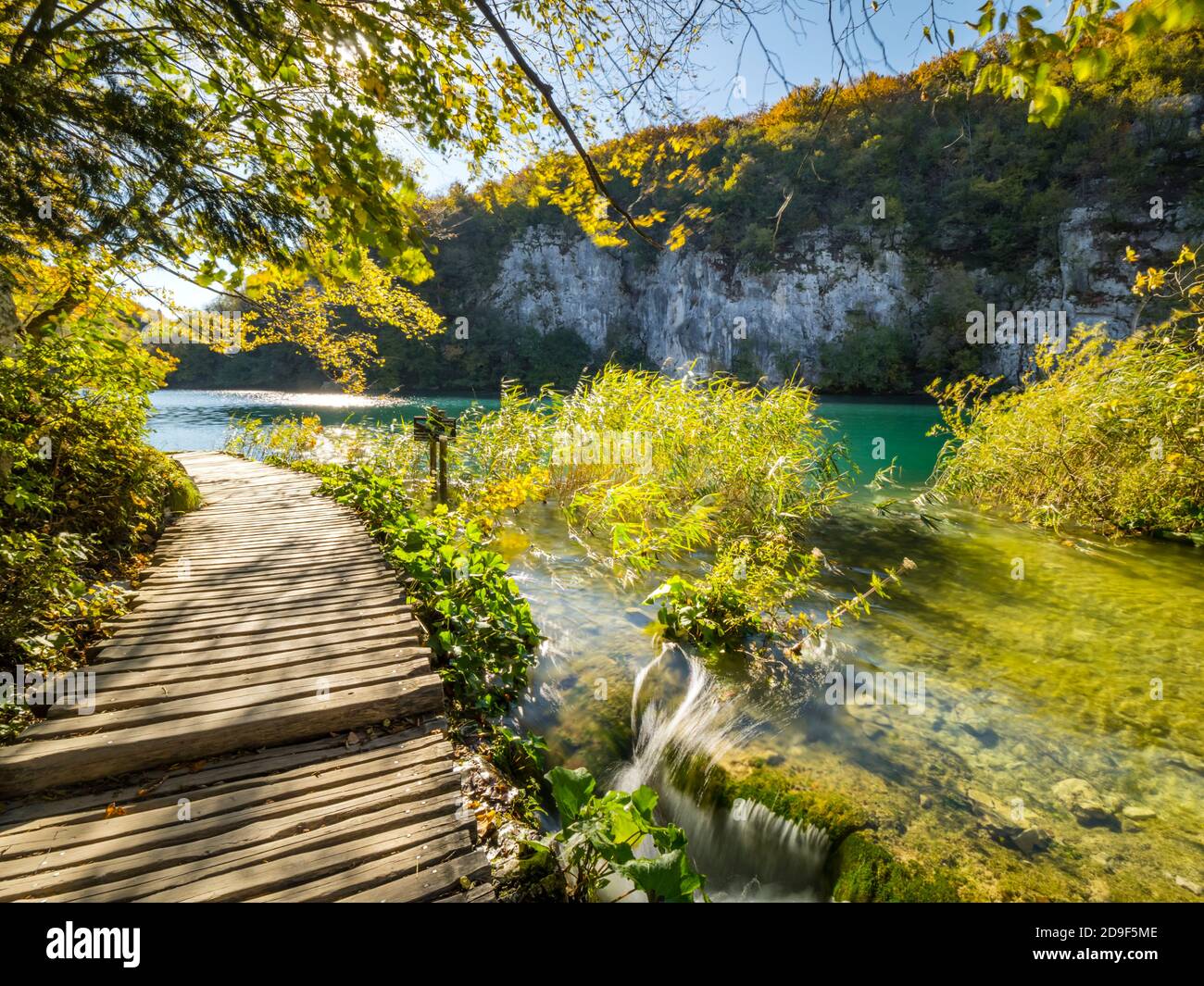 Parc national des lacs de Plitvice, Croatie Banque D'Images