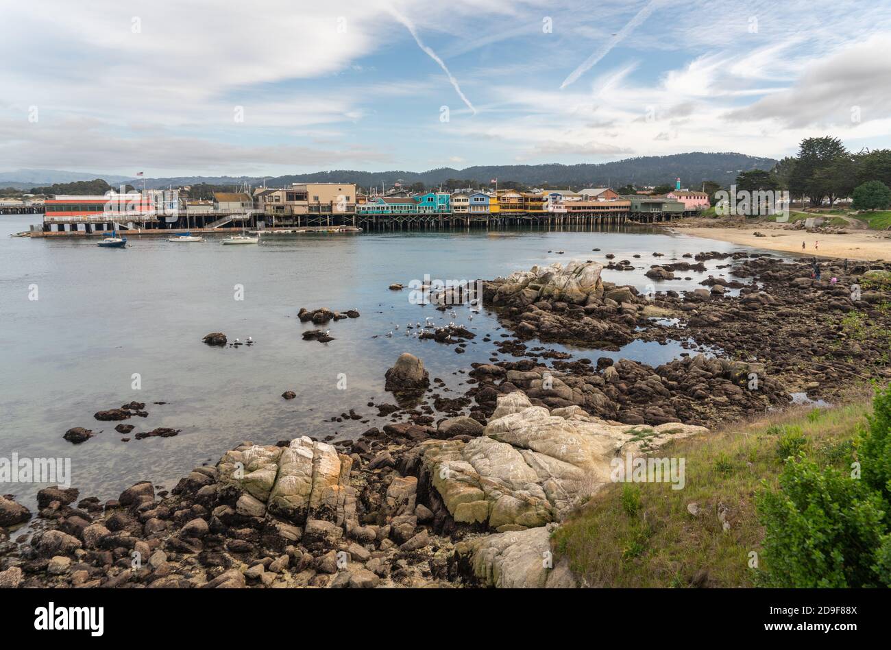 Fishermen's Wharf dans la région de la baie de Monterey en Californie Banque D'Images