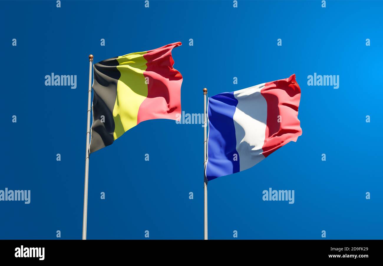 drapeaux-france-belgique-fond-d-ecran-banque-de-photographies-et-d