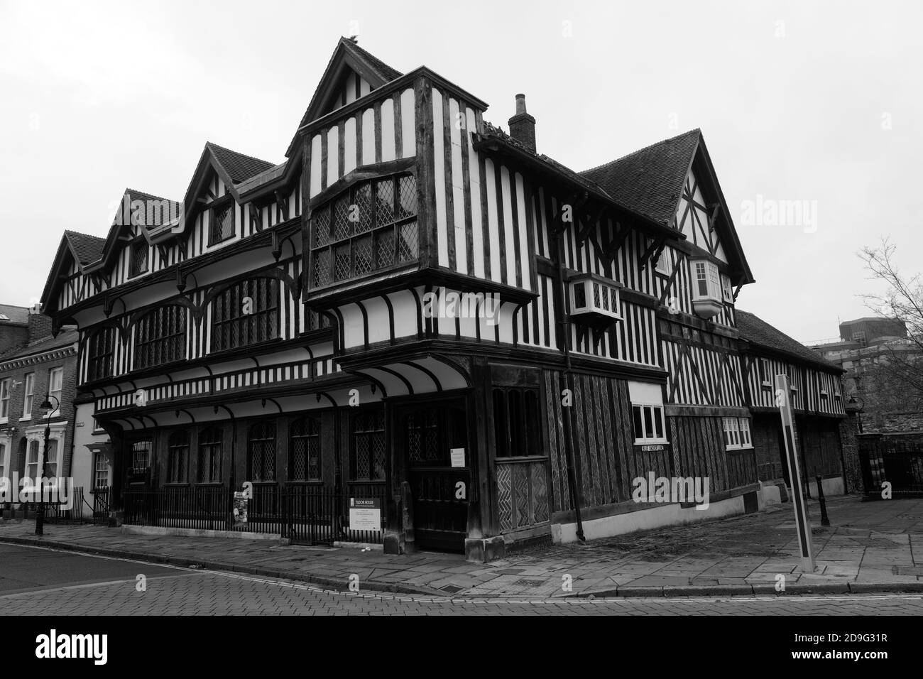 MAISON TUDOR, SOUTHAMPTON. Banque D'Images